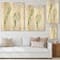 Designart - Two Willow Branches - Farmhouse Print on Natural Pine Wood